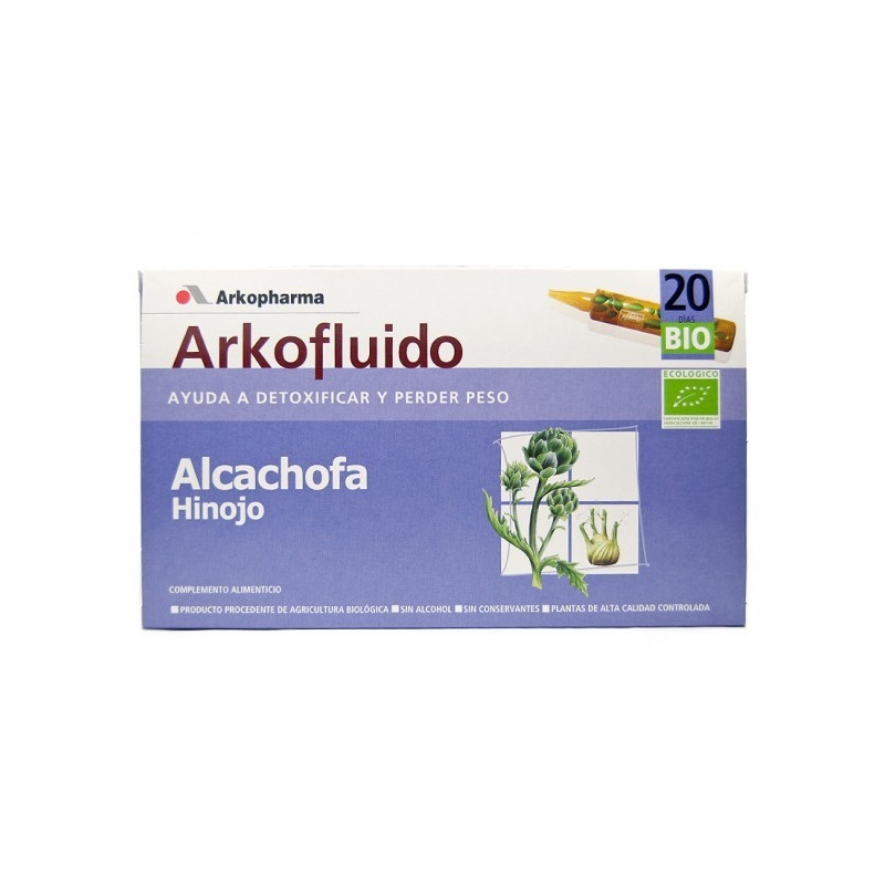 Arkofluído Alcachofa Hinojo 20 ampollas 15ml