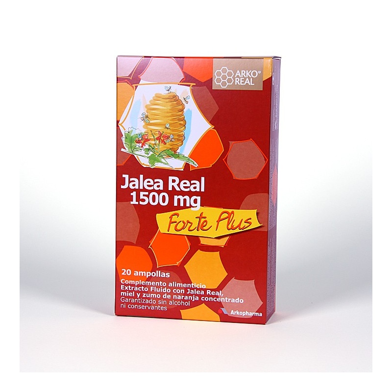 Arkoreal Jalea Real Forte Plus 1500mg 20 ampollas