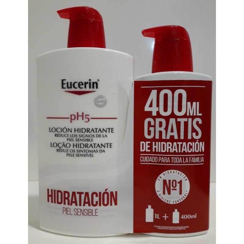 PH5 Eucerin Loción Skin Protection 1000ml+400ml