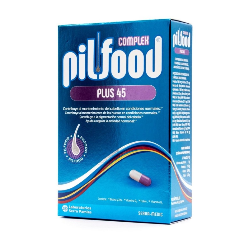 Pilfood Complex Plus 45, 90 Cápsulas.