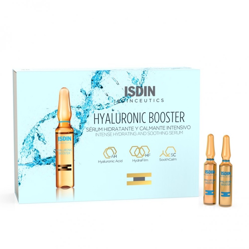 Isdinceutics Pack Hyaluronic Booster 30 Ampollas + K-Ox Eyes 3ml + Neceser.