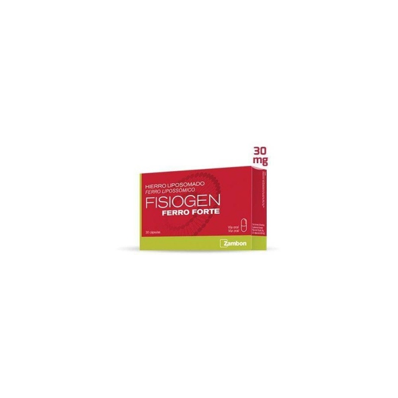 Fisiogen forte ferro 30 capsulas