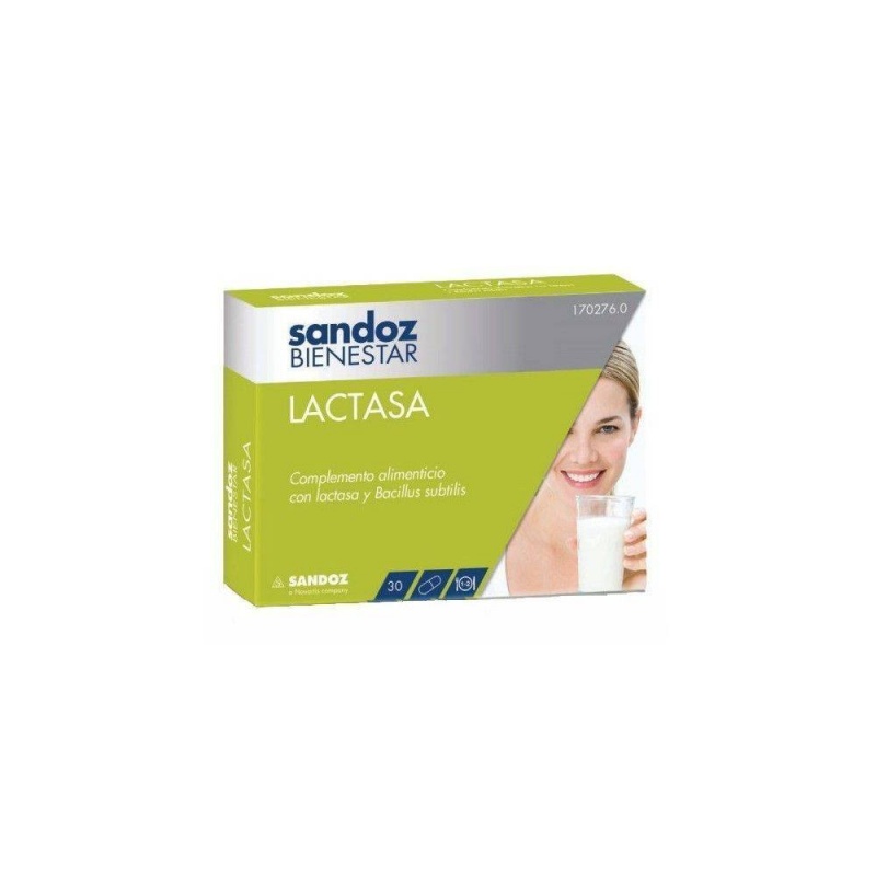 Sandoz bienestar lactasa 30 capsulas