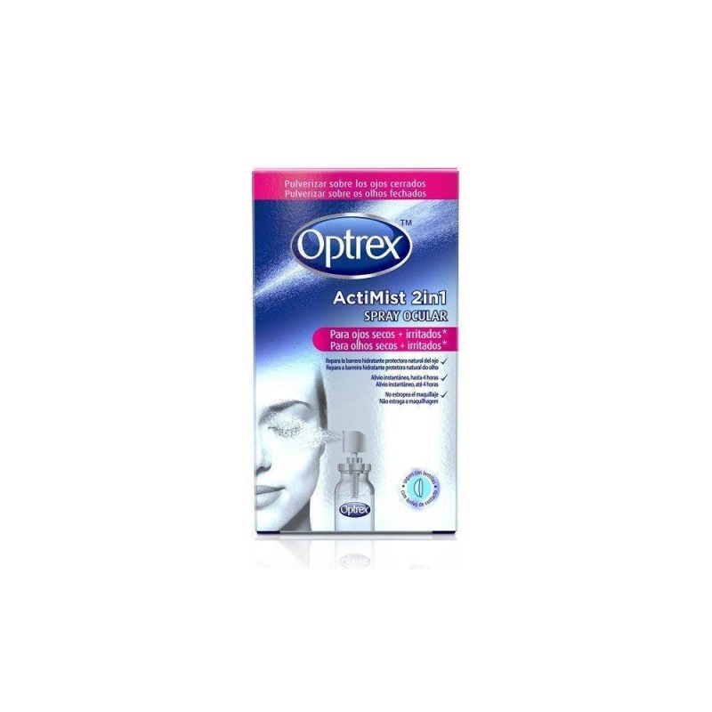Optrex actimist 2 en 1 spray ocular ojos secos 10 ml