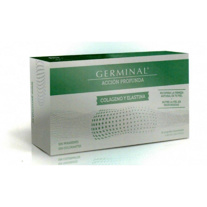 Germinal accion profunda colageno y elastina 30 ampollas