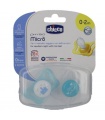 Chicco chupete physio micro 0-2m azul