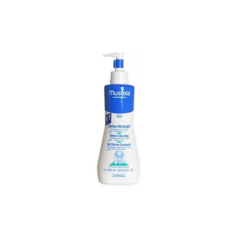 Mustela gel dermo limpiador 500 ml.