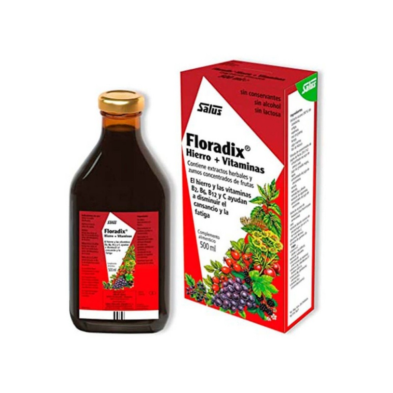 Floradix hierro + vitamina c 500 ml