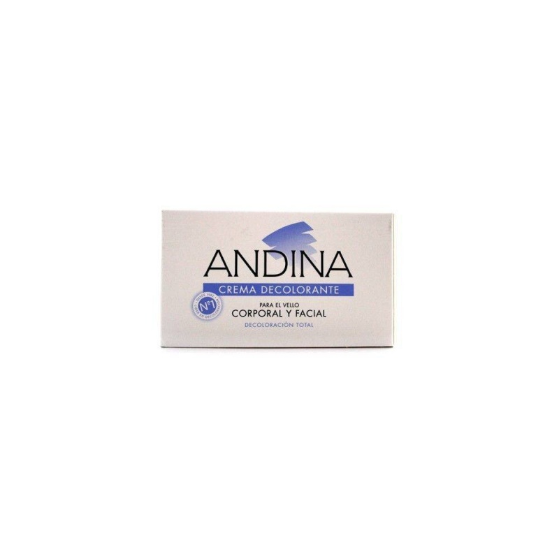 Andina crema decolorante para el vello facial y corporal 100 ml