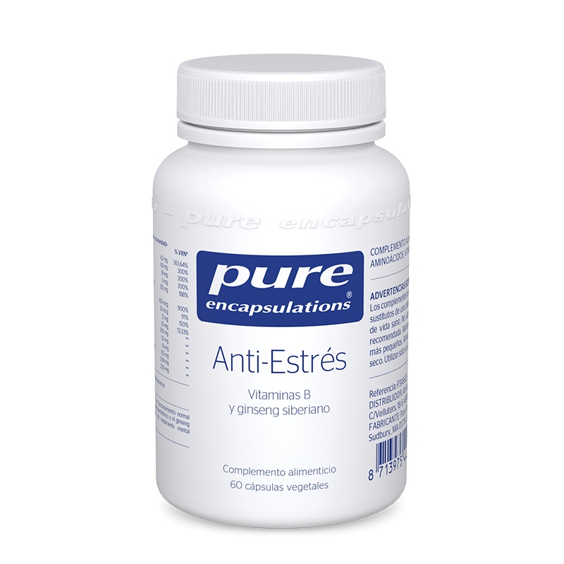 Pure Encapsulations Anti-Estrés 60 Cápsulas Vegetales.