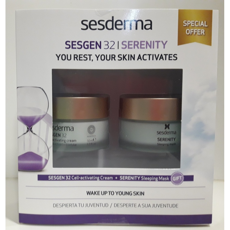 Pack Sesgen 32 Crema 50ml+Serenity Mascarilla de Noche 50ml.