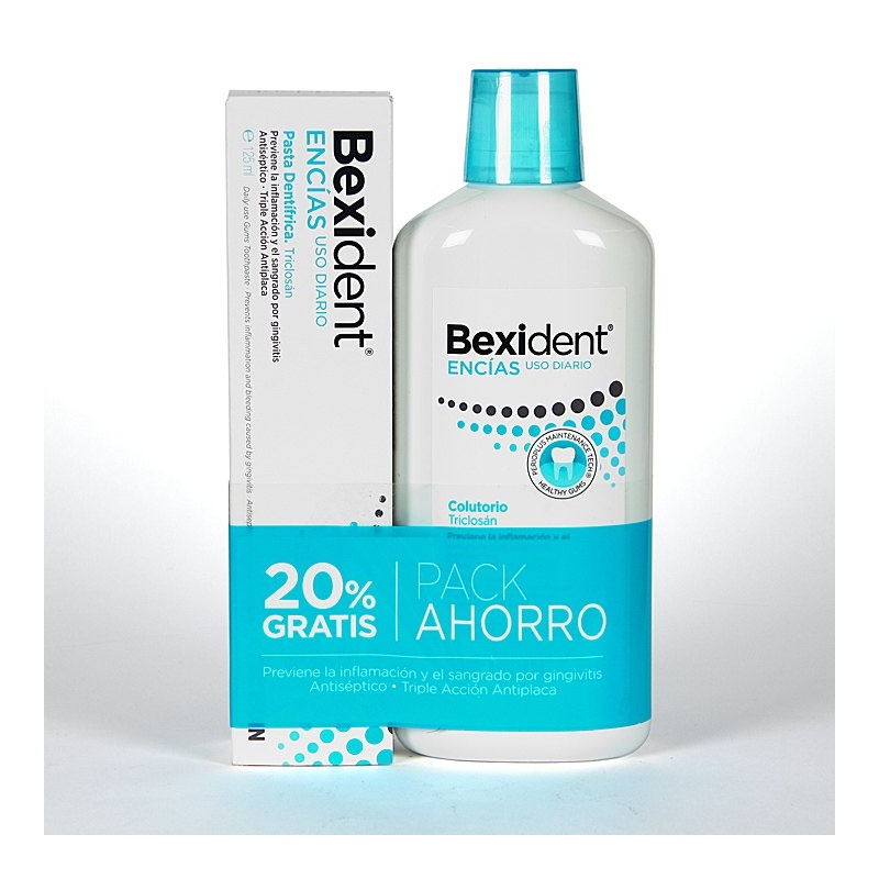 Bexident Encías Colutorio 500ml + pasta 125 ml