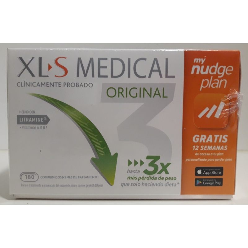 XLS Medical Captagrasas Original Nudge180 comprimidos