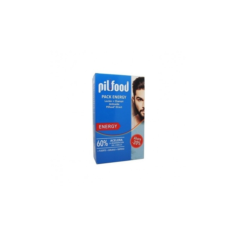 Pilfood Pack Energy Champú + Loción Anticaída