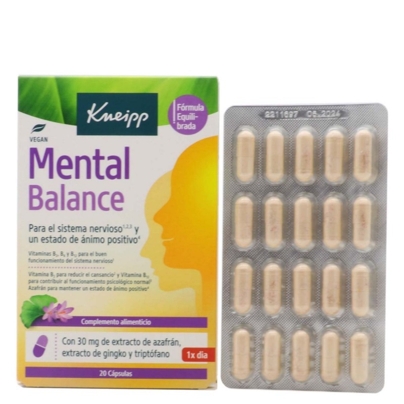 KNEIPP MENTAL BALANCE  20 CAPSULAS