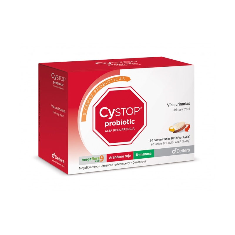 CYSTOP PROBIOTIC ALTA RECURRENCIA  60 COMPRIMIDOS