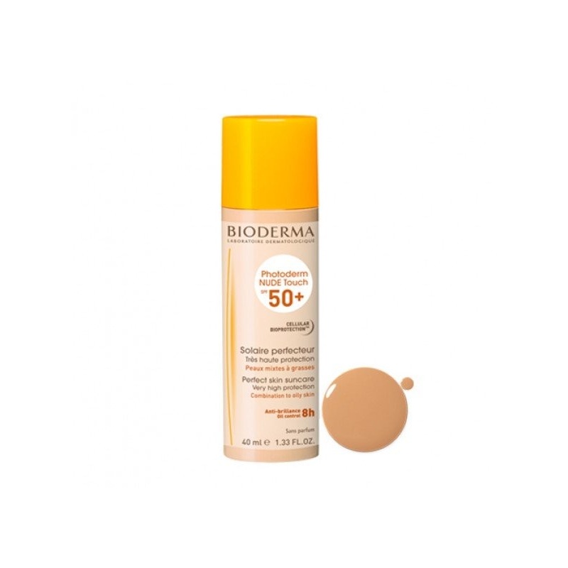 Photoderm Nude Touch Bioderma SPF50+ Color Dorado 40ml