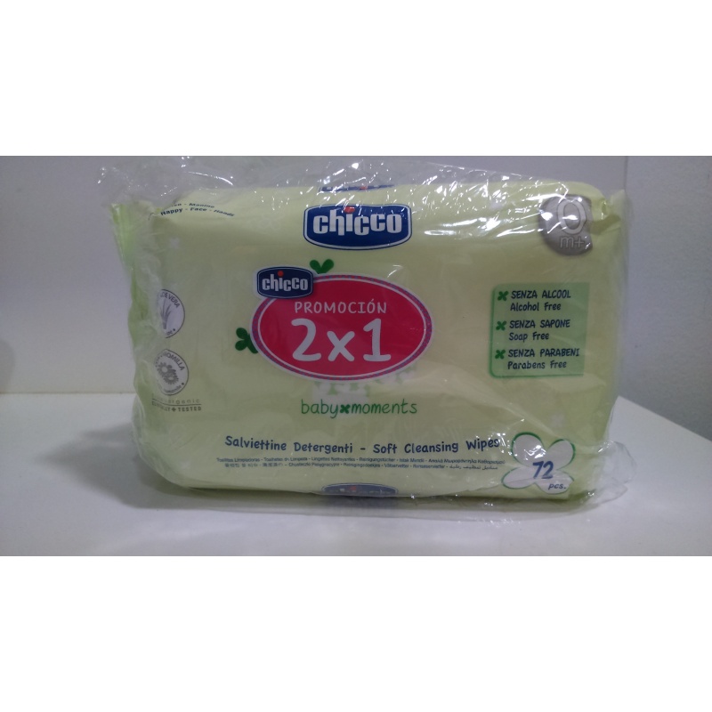 Toallitas Chicco Duplo 2x72uds