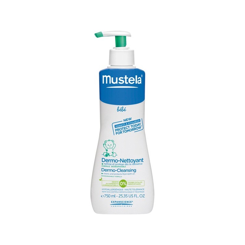 Mustela Gel Baño Suave Dermolimpiador 750ml