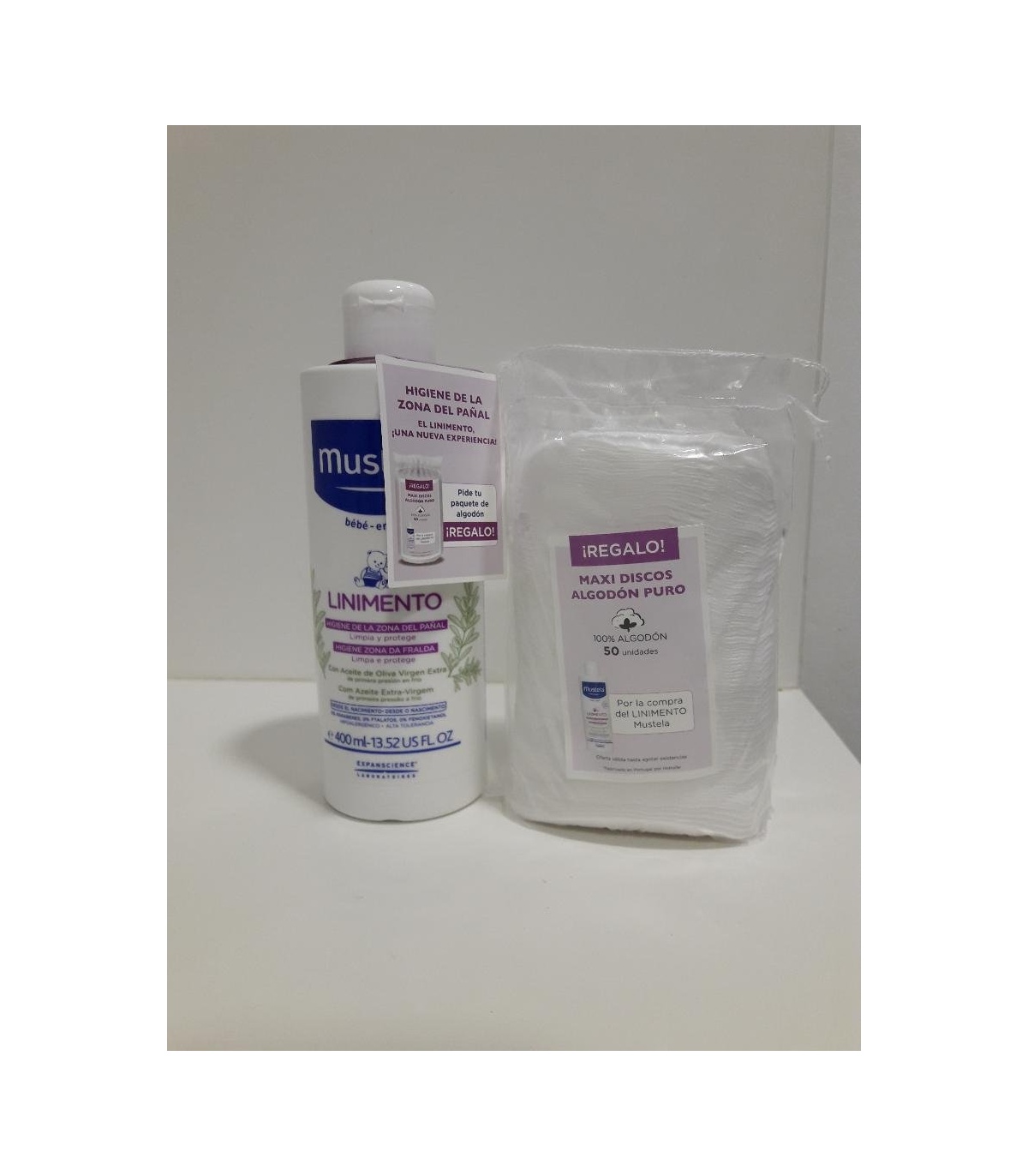 Mustela Linimento limpia y protege la zona del pañal 400 ml