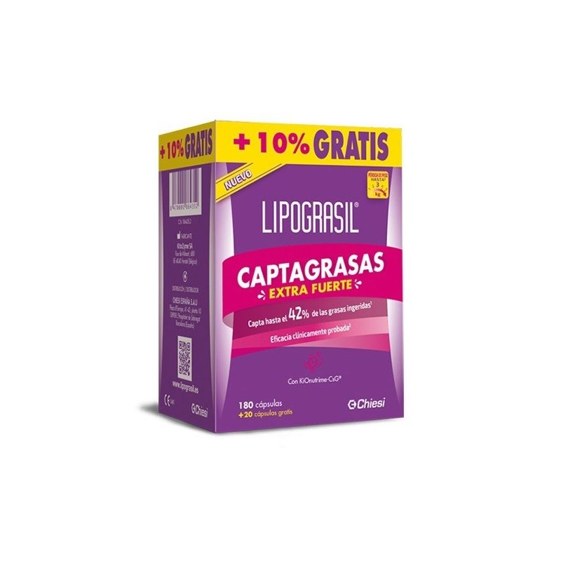 Lipograsil Captagrasa Extra Fuerte 180 cápsulas