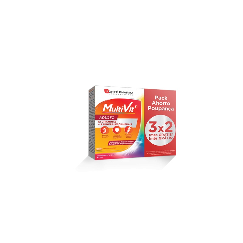 Energy Multivit Adulto 3x2 84 comprimidos