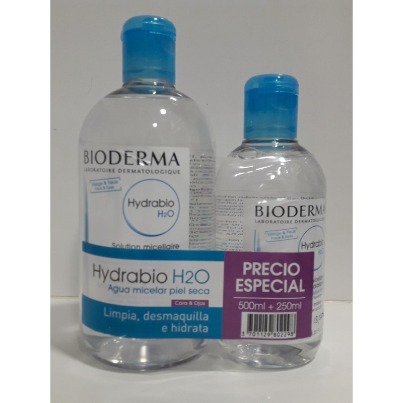 Hydrabio Pack Agua 500ml + 250ml de REGALO