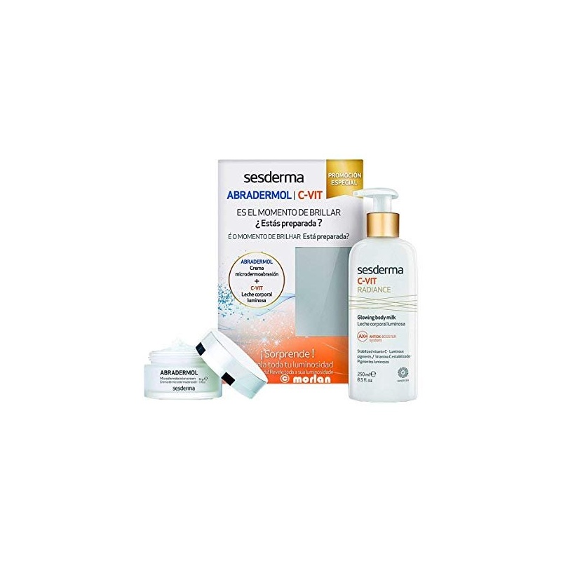 Pack Abradermol Sesderma Crema 50ml+C-Vit Radiance Leche Corporal 250ml