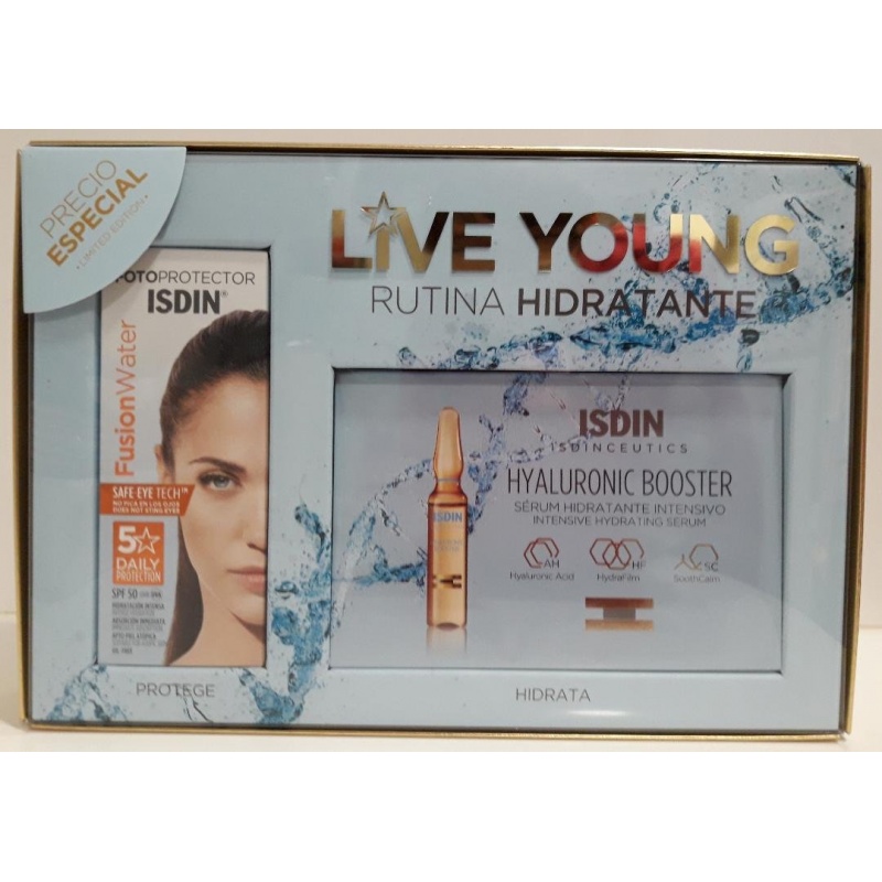 Isdinceutics Live Young Fusion Water + Hyaluronic Booster 5 amp.