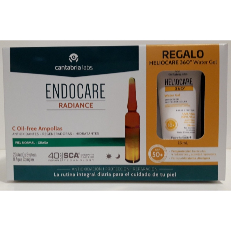 Endocare C Oil Free 30x2 Ampollas+Tratamiento Piel Nueva