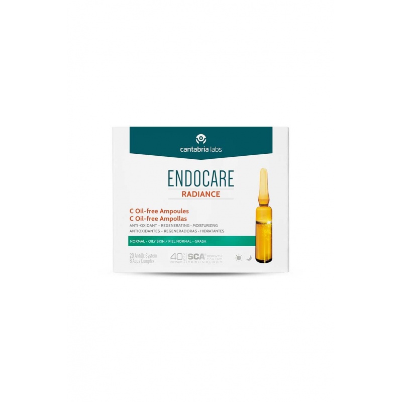 Endocare C Oil Free 30x2 Ampollas+Tratamiento Piel Nueva