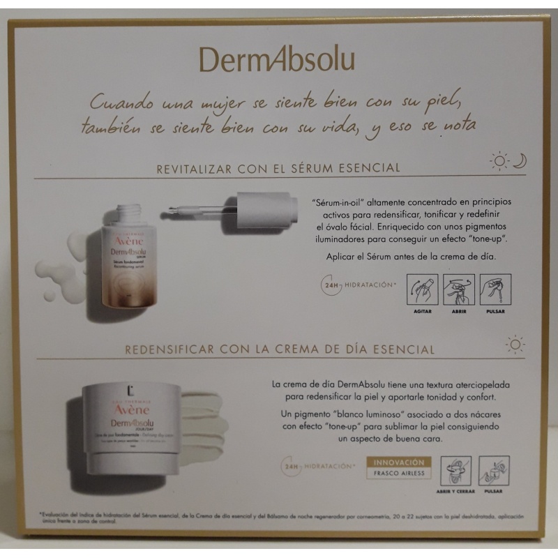 Avene DermAbsolu Estuche Sérum 30ml + Crema de Día 40ml