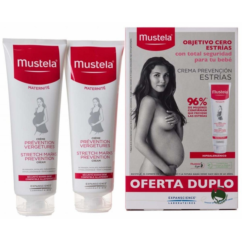 Mustela 9 Meses Antiestrías Doble Acción 2x250ml