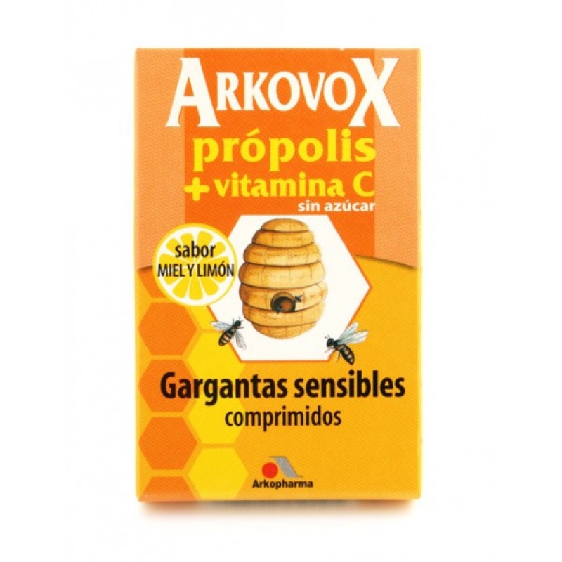 Arkovox Própolis Miel-Limón 24 comprimidos