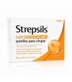 STREPSILS CON VITAMINA C 24 PASTILLAS PARA CHUPAR