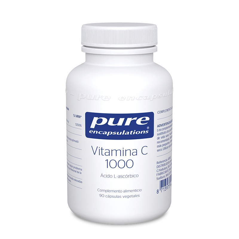 Pure Encapsulations Vitamina C 1000, 90 Cápsulas
