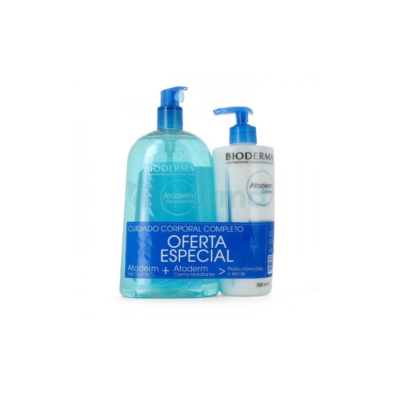 AtodermPack  Gel Ducha 1l + Crema 500ml