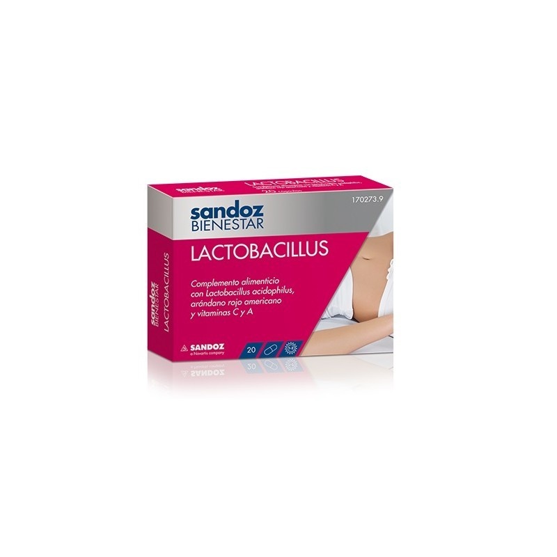 Sandoz Bienestar Lactobacillus 20 cápsulas