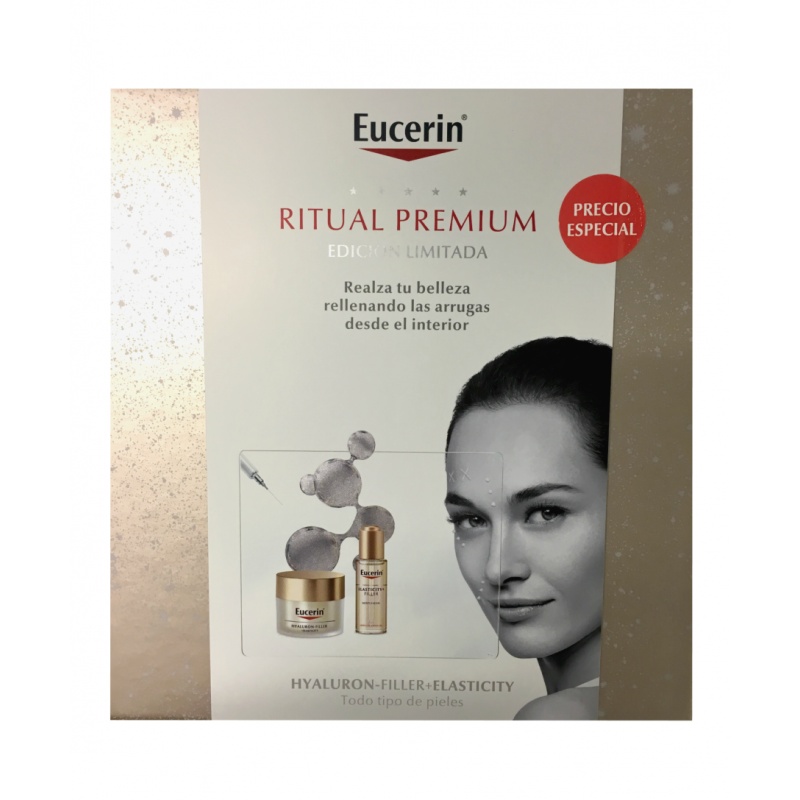 Cofre Eucerin Elasticity Filler Crema Día 50ml+ Aceite Facial 50ml