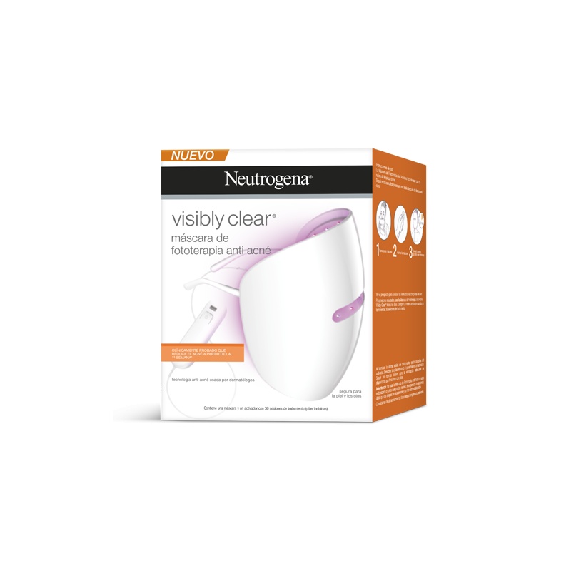 Neutrogena Visibly Clear Máscara de Fototerapia Anti Acné